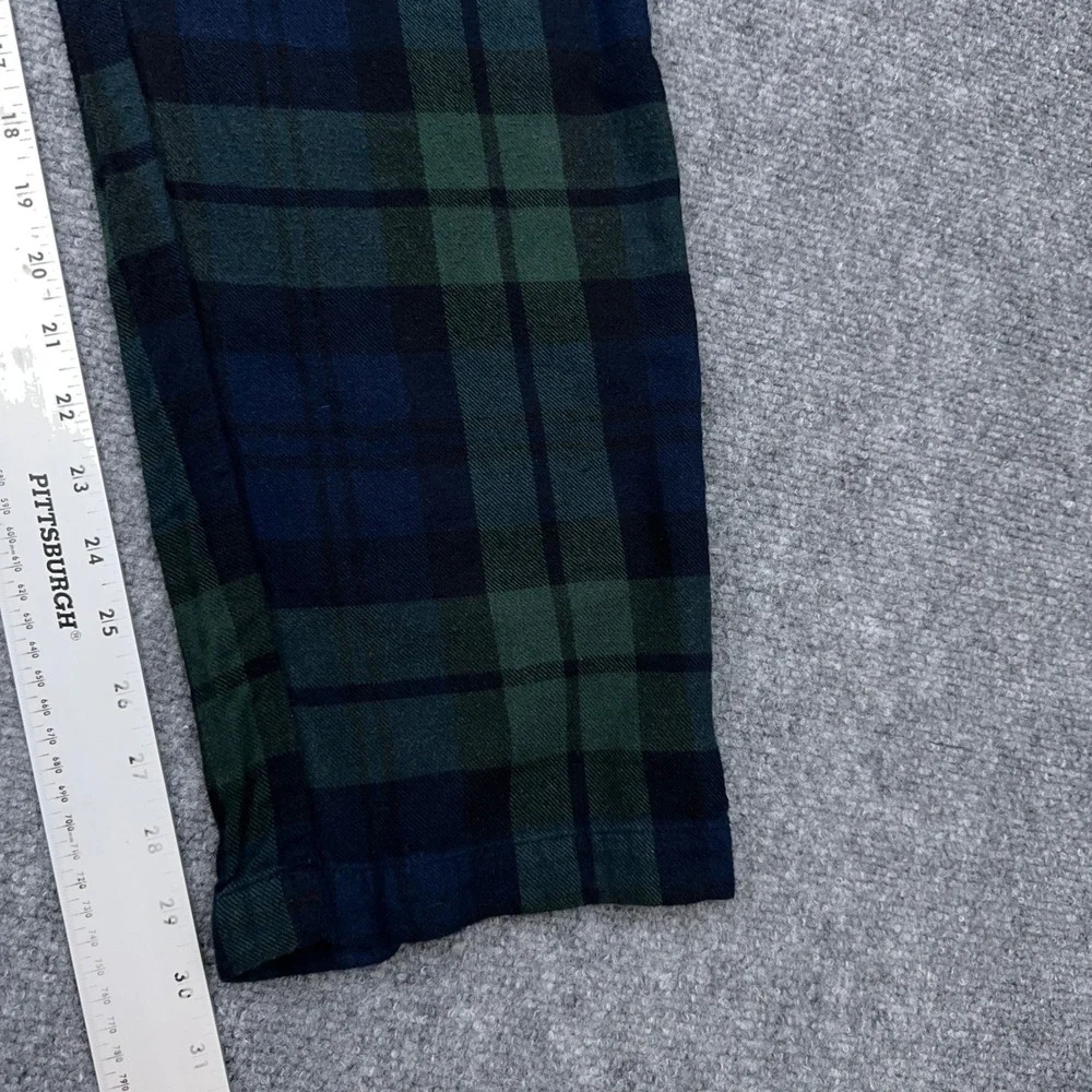 Polo Ralph Lauren Flannel Sleepwear Pants Men Large Blackwatch Plaid Pony Lounge